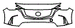 Bumper Kit pattern for the 2026 Mazda CX-90 (Canada)