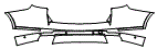 Rear Bumper Kit pattern for the 2027 BMW X7