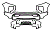 Bumper Kit pattern for the 2026 GMC Canyon
