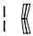C-Pillar and B-Pillar Kit pattern for the 2019 Lexus ES