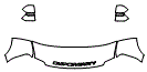 Hood, Fender and Mirror Kit pattern for the 2026 Ford F-250