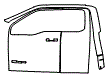 Door and A-Pillar Kit pattern for the 2026 Ford F-250