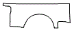 Outer Bed Panel Kit pattern for the 2026 Ford F-250