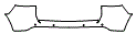 Rear Bumper Kit pattern for the 2025 Jeep Grand Cherokee 4xe