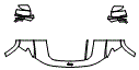 Hood, Fender and Mirror Kit pattern for the 2025 Jeep Grand Cherokee 4xe