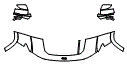 Hood, Fender and Mirror Kit pattern for the 2025 Jeep Grand Cherokee 4xe