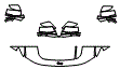 Hood, Fender and Mirror Kit pattern for the 2025 Jeep Grand Cherokee 4xe