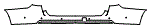 Rear Bumper Kit pattern for the 2023 GMC Yukon