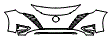 Bumper Kit pattern for the 2025 Nissan Versa