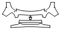 Bumper Kit pattern for the 2024 Maserati GranTurismo