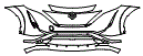 Bumper Kit pattern for the 2025 Nissan Ariya