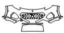 Bumper Kit pattern for the 2023 Maserati Grecale