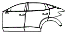 Door and Rear Fender Kit pattern for the 2025 Nissan Ariya
