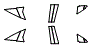 B-Pillar, C-Pillar and A-Pillar Kit pattern for the 2025 Nissan Ariya