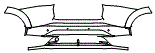 Rear Bumper Kit pattern for the 2025 Nissan Ariya