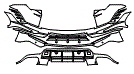 Rear Bumper Kit pattern for the 2023 Lamborghini Urus