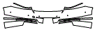 Rear Bumper Kit pattern for the 2026 Genesis G90