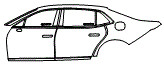 Door and Rear Fender Kit pattern for the 2026 Genesis G90