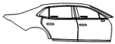 Door and Rear Fender Kit pattern for the 2026 Genesis G90