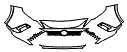 Bumper Kit pattern for the 2026 Lexus RX