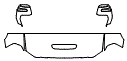 Hood, Fender and Mirror Kit pattern for the 2026 RAM 2500