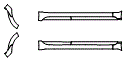 Rocker Panel Kit pattern for the 2018 Nissan LEAF