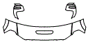 Hood, Fender and Mirror Kit pattern for the 2026 RAM 2500