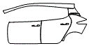 Door and Rear Fender Kit pattern for the 2018 Nissan LEAF