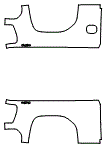 Outer Bed Panel Kit pattern for the 2022 GMC Sierra 1500 (New Generation)