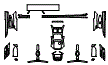 Display Screen and Interior Kit pattern for the 2026 BMW 7 Series