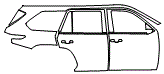 Door and Rear Fender Kit pattern for the 2026 Toyota Sequoia