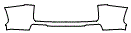 Rear Bumper Kit pattern for the 2026 Toyota Sequoia