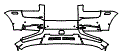 Bumper Kit pattern for the 2023 Rolls Royce Cullinan