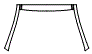 Roof and A-Pillar Kit pattern for the 2026 Mercedes Benz EQE Sedan