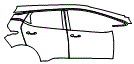 Door and Rear Fender Kit pattern for the 2023 Chevrolet Bolt EV