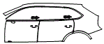 Door and Rear Fender Kit pattern for the 2026 Bentley Bentayga