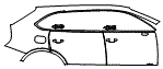Door and Rear Fender Kit pattern for the 2026 Bentley Bentayga