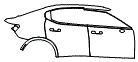 Door and Rear Fender Kit pattern for the 2025 Polestar Polestar 2