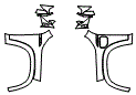 Full Fender and Mirror Kit pattern for the 2027 BMW XM
