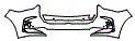 Bumper Kit pattern for the 2025 Infiniti QX50