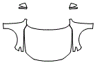 Full Hood, Fender and Mirror Kit pattern for the 2026 Mazda MAZDA3 (US)
