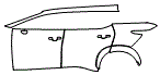 Door and Rear Fender Kit pattern for the 2026 Lexus RZ