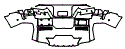 Rear Bumper Kit pattern for the 2026 GMC Hummer EV
