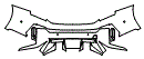 Rear Bumper Kit pattern for the 2027 BMW 2 Series