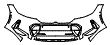 Bumper Kit pattern for the 2020 BMW 3 Series