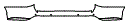 Rear Bumper Kit pattern for the 2023 Hyundai Palisade