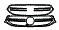 Grille Kit pattern for the 2022 Mercedes Benz EQB SUV