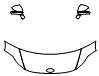 Hood, Fender and Mirror Kit pattern for the 2026 Hyundai Sonata (Canada)
