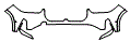 Bumper Kit pattern for the 2023 BMW X1
