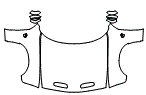 Full Hood, Fender and Mirror Kit pattern for the 2023 Dodge Challenger